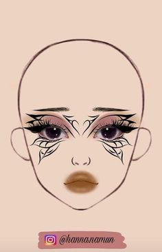 Graphic Liner Makeup Hooded Eyes, Crazy Eyeliner Looks, Crazy Eyeliner, Eyeliner Drawing, Makeup Sketch