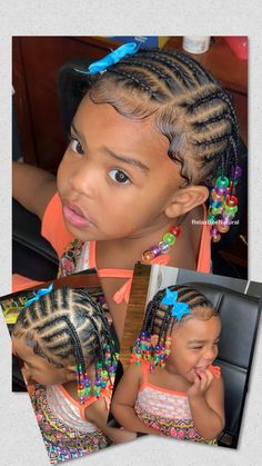 #kidshairstyles #toddlerhairstyles #braidedhairstyles #relaxbeenatural Braids Toddler Girl Black, Braided Hairstyles For Baby Girl, One Year Old Braid Hairstyles, Braid Hairstyles For Toddler Girls Black, Toddler Braiding Hairstyles Girl, Black Baby Braids Hairstyles, Toddler Hair Braiding Styles, Lil Girl Hairstyles Braids Natural Hair