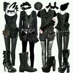 Mode Rockabilly, Look Grunge, Scene Girl, Goth Clothing, Gothic Clothes, Veil Brides