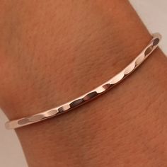 Hammered Cuff Bracelet, 14K Rose Gold Filled (351.rgf) Hammered Cuff Bracelet, Paw Paw, Gold Gold, Bracelet Sizes, Cuff Bracelet, Cuff Bracelets, Gold Filled, Silver Bracelet, Gold Bracelet