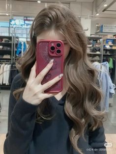 Milky Hair Color, Milky Brown Hair, Blone Hair, Beige Hair, Korean Hair Color