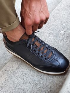 Lehi Black Mid-Top Sneakers-baagr.myshopify.com-shoes2-BOJONI Sneakers Collection, Mid Top Sneakers, Code Black, Luxury Sneakers, Cool Outfits For Men, Brown Sneakers, Shoes Collection, Mid Top, High Quality Shoes