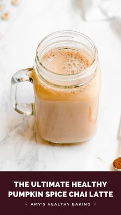 the ultimate healthy pumpkin spice chai latte