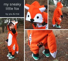 DIY: die 15 schönsten Kinder-Kostüme - schnell und einfach! • style-pray-love Fox Costume, Baby Kostüm, Halloween Parade, Handmade Costumes, Top Diy, Toddler Halloween Costumes, Toddler Costumes, Toddler Halloween