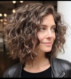 Above The Shoulder Haircut Wavy, Curl By Curl Haircut, Curl Hair Shoulder Length, Sassy Curly Hairstyles, Shoulder Length Wavy Curly Haircuts, Bob Haircuts For Women Curly Hair, Layered Bob Hairstyles Wavy, Curly Hairstyles For Women Over 50 Curls, Curly Hairstyles Bob Natural Curls