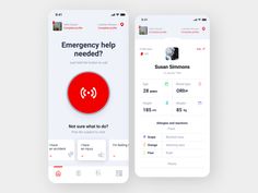 SOS App:  A Zignuts Technolab design, find them on Dribbble. Uesign Mobile Free  features streamline emergency connections for designers and creatives.