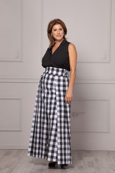 "This extended skirt is made from six meters of pure cotton textile, a versatile maxi design you can wear casually or at a party! One day you may wear it with your All-Stars, and you got a casual summer style. In the evening you can put your high heels on, and you can walk on the red carpet 𝙺 𝙴 𝚈   𝙵 𝙴 𝙰 𝚃 𝚄 𝚁 𝙴 𝚂 - Full Length skirt - Fit & flare - Pleated - Side pockets - Zipper at the back ⚜Fabulous and luxurious designs made to flatter your femininity⚜ ⚜ 𝙿 𝙴 𝚁 𝚂 𝙾 𝙽 𝙰 𝙻 𝙸 𝚉 𝙰 𝚃 𝙸 𝙾 𝙽    ➺ You can add a BELT for more luxury: https://www.etsy.com/listing/1026979208 ➺ Need a BETTER FIT- Please mark a \"Custom Size\" in the Size Chart and provide your measurements in the  Personalization section.  ⚜ 𝙼 𝙰 𝚃 𝙴 𝚁 𝙸 𝙰 𝙻 𝚂 & 𝙲 𝙰 𝚁 𝙴   95% Cotton; 5% Elastan Cotton Flared Maxi Skirt For Work, High Waist Cotton Maxi Skirt With Elastic Waistband, High Waist Gathered Cotton Skirt, High Waist Cotton Gathered Skirt, Cotton Workwear Maxi Skirt With Gathered Detail, Cotton Maxi Skirt For Summer Workwear, Cotton Maxi Skirt With Lined Skirt For Work, Cotton Maxi Skirt With Elastic Waistband For Work, Cotton Gathered Skirt Bottoms For Work