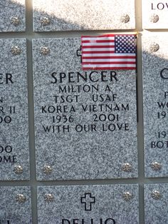 Memorial Day, 2023. Honoring Milton A Spencer [my father]. [Flag Facing Inward]. United States Air Force 1954-1976. Saratoga National Cemetery, Stillwater, New York. Jim Spencer, Halfmoon, New York, 2023. My Father