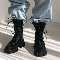 Combat Boots Women, Lace Combat Boots, White Combat Boots, Catty Noir, Black Combat Boots, Shoe Inspo, Aesthetic Shoes, Boots Womens, Soft Grunge