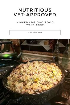 a large pot filled with food sitting on top of a stove