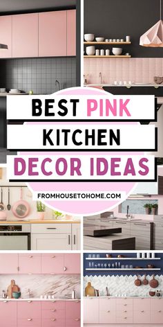 the best pink kitchen decor ideas