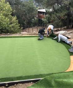 Backyard Golf, Golf Basics, Grass Installation, Best Artificial Grass, Installing Artificial Turf, Fake Turf, Green Backyard, Turf Installation, Artificial Grass Installation