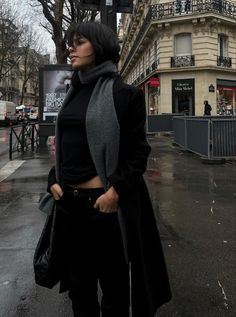 Acedima Outfits, Black Long Sleeve Outfit, Minimal Goth, Casual Neutral Outfits, Jen Ceballos, Ootd Inspo, Neutral Outfit