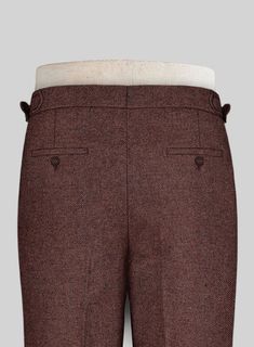 Show up in your finest to every occasion in our Mute Wine Herringbone Highland Tweed Trousers. Crafted from pure wool, these trousers are classically styled with a modern appeal to give you a striding confidence every time you wear it, tweed with its practical, hard wearing qualities, can be dressed up or down, making it a perfect material for a modern man. 
 
Look Includes   Mute Wine Herringbone Tweed Fabric  Cross Pocket  Forward 2 Pleats  Side Tabs (No Loops)- Arrow Shape  Bottom Cuff (1.5") Black Velvet Suit, Tweed Sport Coat, Fabric Cross, Tweed Pants, Tweed Trousers, Custom Made Suits, Velvet Suit, Grey Flannel, Linen Suits