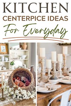 kitchen centerpiece ideas for every style in the house and on the dining room table