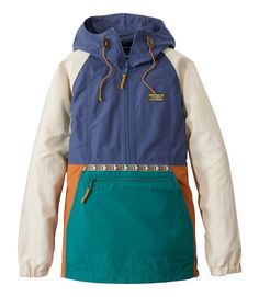 Women's Mountain Classic Anorak, Multi-Color | Windbreakers at L.L.Bean Outdoor Clothes, Vintage Outdoor, Casual Running Shoes, Bean Boots, Kids Outerwear, 2024 Fashion, Work Clothes