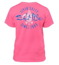 Salt Life Shirts, Sea Turtle Design, Kids Safety, Fishing Stuff, Life Logo, Western Outfits Women, Turtle Design, Salt Life, Fishing Shirts