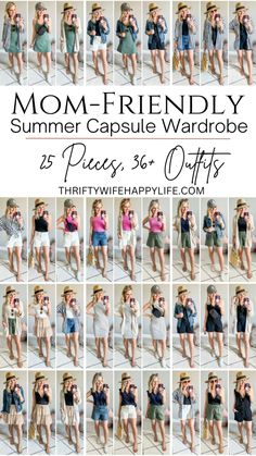 Mom Outfits Spring, Mom Style Summer, Casual Mom Style, Capsule Wardrobe Women, Spring Summer Capsule Wardrobe, Skirts Floral, Loss Hair, Tips Hair