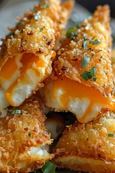 Fried Cheese Stuffed Doritos The Simpsons Recipes, Deep Fried Milk Recipe, Deep Fryer Recipes Easy, Stuffed Doritos, Food Recipes For Kids, Doritos Recipes, Recipes For Kids To Make, Fried Cheese, Cheese Mozzarella