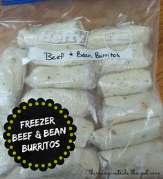 the packaged burritos are ready to be eaten