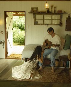 Cottage Core Window, Cottage Couple, Guitar Couple, Dancing Romantic, Window Framing, Artistic Architecture, Delta Dawn, Couple Aesthetics, Countryside Cottage