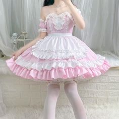 Women's Maid Dress Lolita In Pink
Features：

 	Product ID:DS0379
 	Material:Polyester
 	Season:Spring,Summer,Autumn,Winter
 	Color:Pink

Size Chat： Cafe Dress, Cosplay Cat, Lolita Outfit, Wedding Funny, Animal Cosplay, Accessories Photography, Queen Princess, Maid Cosplay, Anime Maid