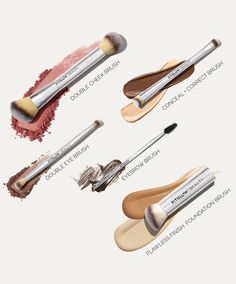 Makeup application made easy. Build, buff and blend out cream makeup products seamlessly with wide-angled luxurious soft brush. Picture Perfect Makeup, Eco Makeup, Powder Application, Perfect Contour, Eyeshadow Blending, Face Brushes, Easy Build, Brow Brush, Cream Makeup