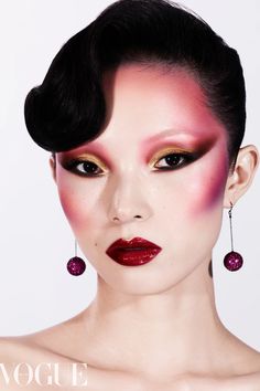 Xiao Wen Ju, 80s Makeup, Drag Makeup, Alternative Makeup, Vogue Uk, Beauty Shoot, Pat Mcgrath, Editorial Makeup