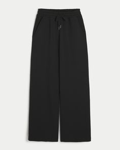 Women's Gilly Hicks Active Cooldown Wide-Leg Pants | Women's Bottoms | HollisterCo.com Fitted Slacks, Gilly Hicks, Women's Bottoms, Women's Activewear, Drawstring Waist, Hollister, Wide Leg Pants, Womens Bottoms, Wide Leg