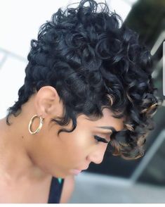 2,684 Likes, 28 Comments - the hair mobility (@mobhair) on Instagram: “❤❤❤ #curlscurlscurls #slayattention @stylesbychristina82 #certifiedslayer #likewhatyousee #tap2x…” 27 Piece Quick Weave Hairstyles, Shorthair Curls, 27 Piece Quick Weave, Short Hairstyles For Black Women, Quick Weaves, Black Hair Short Cuts, Curly Pixie Hairstyles, Birthday Goals, Quick Weave Hairstyles