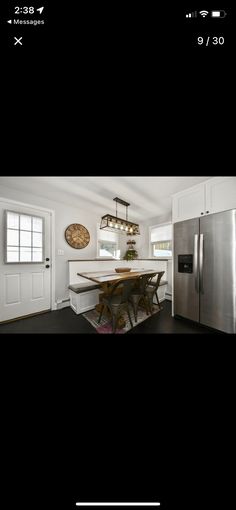 the kitchen is clean and ready to be used for dinner or other entertaining occasions