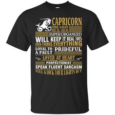 Capricorn thing, Capricorn Facts Shirts for mens and womens available in T-shirt, hoodie, tank top, longsleeve, multi color and size S M L XL XXL 3XL 4XL 5XL. Shipping from the US. Easy 30 day return policy - Shop now! 6.1-ounce, 100% cotton .Double-needle neck, sleeves and hem; Roomy Unisex Fit. Ash is 99% cotton, 1% poly; Sport Grey is 90% cotton, 10% poly; Dark Heather is 50% cotton, 50% polyester .Decoration type: Digital Print. Made by Gildan Shirts For Mens, Zodiac Scorpio, Capricorn Facts, Scorpio Facts, Libra Facts, Sagittarius Facts, Scorpio Zodiac, Keep It Real, Sweat Proof