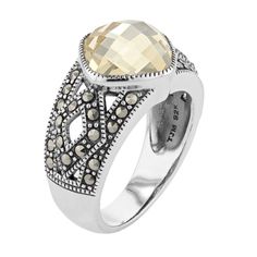 Filigree detailing and a canary cubic zirconia center stone make this Lavish by TJM ring a uniquely stylish accent to your favorite evening wear.Click on this JEWELRY & WATCHES GUIDE to learn about fit, styles, materials and more! Filigree detailing and a canary cubic zirconia center stone make this Lavish by TJM ring a uniquely stylish accent to your favorite evening wear.Click on this JEWELRY & WATCHES GUIDE to learn about fit, styles, materials and more! Width: 0.94 in. Metal: sterling silver Cushion Ring, Cushion Cut, Evening Wear, Cubic Zirconia, Jewelry Watches, Plating, Sterling Silver, Gemstones, Ring