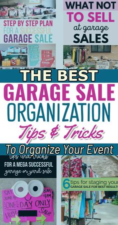 the best garage sale organization tips and tricks to organize your event