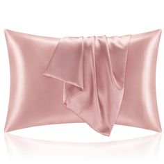 PRICES MAY VARY. 100% Polyester Satin 【Silky Soft Satin】: BEDELITE Satin Pillowcases are made of 100% satin polyester fabric for optimal softness and easy care used is as soft as a silk pillowcase. High-quality satin is more sturdy than silk pillowcases at a reasonable price - Glorious and luxurious satin pillowcase provides the smooth and resilient feeling to help you establish a sound sleep all night. 【The Easiest Way to Keep Beautiful Hairstyle】: BEDELITE Satin Pillowcase creates less frictio Silk Pillow Cases, Coral Pillow, Pink Pillow Cases, Silk Pillowcase Hair, Coral Pillows, Silk Pillowcases, Satin Pillow, Satin Pillowcase, Pink Pillows