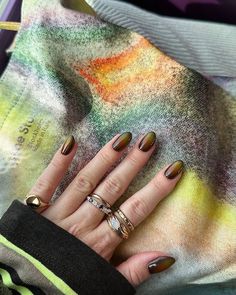 fall nails inspiration, dark nails, fall, autumn nails Inspo Nails 2024 Autumn, Grunge Fairy Nails, Aesthetic Autumn Nails, Faye Ellaby, Fall Aura, Santa Nails, Nail Aesthetic, Bestie Vibes