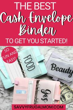 the best cash envelope binder to get you started and save money with this free printable