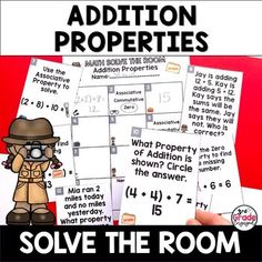 addition properties to solve the room