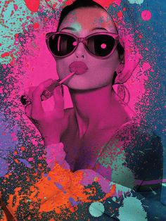 Colorful Portrait Photography, Pop Art Collage, Moon Man, Trill Art, Phone Wallpaper Boho, Vaporwave Art, Vintage Pop Art, Collage Art Projects, Pop Art Canvas