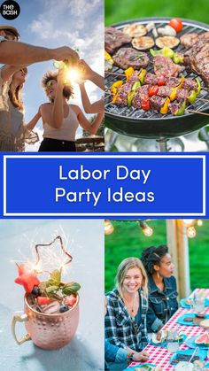 labor day party ideas that are perfect for any type of celebration or gathering in the summer