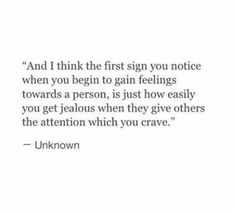 a quote from unknown on the theme of harry potter's book, and i think the first sign you notice when you begin to gain feelings towards a person, is just how easily