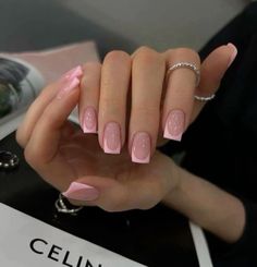 Pink French Nails, May Nails, Pink French, Fresh Shoes, Pink Acrylic, Pink Acrylic Nails