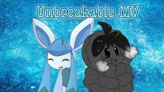 two cartoon animals are standing next to each other with the words unbreakable iv