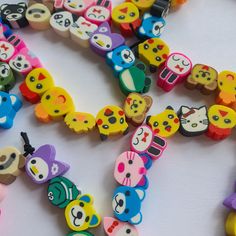 Made by 10 year old Lulu. Assorted animal beaded bracelets. Suitable for kids size wrists. On elastic for comfort and stretch. Animal bracelet will be chosen randomly as they're all multi coloured.  Free delivery to Kiama. Just message us to organise.