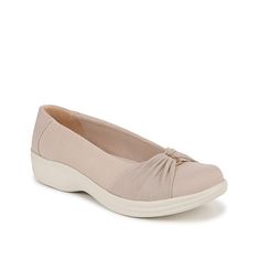 BZees-Paige Slip-On Add to your casual collection with the Paige slip-on from BZees. This pair sports a versatile silhouette to match a wide array of fave outfits, while the FreeFoam™ Comfort and DreamPuff foam padding with SoCush arch support provides a supportive fit underfoot. Beige Slip-ons With Arch Support, Beige Synthetic Slip-ons For Spring, Comfortable Beige Slip-ons For Spring, Spring Slip-ons With Arch Support And Medium Width, Spring Slip-ons With Arch Support, Arch Support, Arch, Customer Service, Slip On