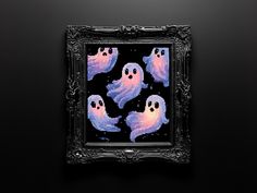 an image of some ghost pictures in a frame