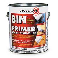 a white paint with the words bin primer on it