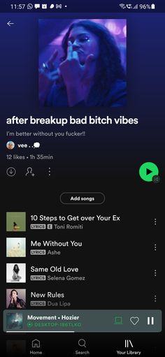 the badbitch vibes Moving On Playlist, Song Ideas, Playlist Names, Radio Playlist, Dope Music, Upbeat Songs