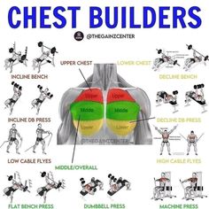 an image of chest building exercises for beginners to do in their home or office