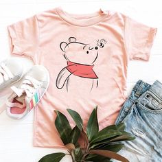 Toddler Disney Shirts, Minnie Mouse Onesie, Disney Baby Clothes, Pooh And Friends, Classic Pooh, Disney Toddler, Disney Mom